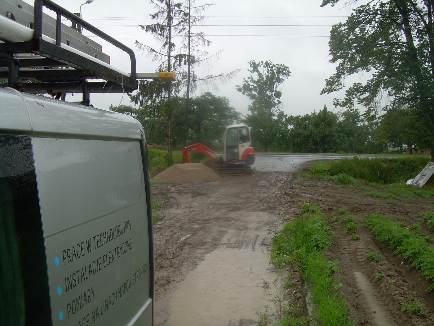 usługi minikoparką